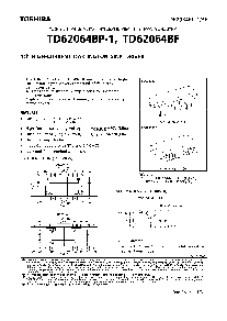 浏览型号TD62064BP-1的Datasheet PDF文件第1页