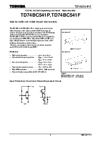 浏览型号TD74BC541F的Datasheet PDF文件第1页