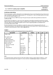 浏览型号TDA1521Q的Datasheet PDF文件第4页