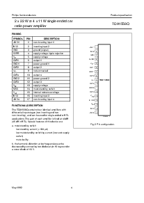 浏览型号TDA1558Q的Datasheet PDF文件第4页