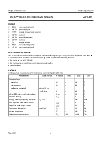 浏览型号TDA1519的Datasheet PDF文件第4页