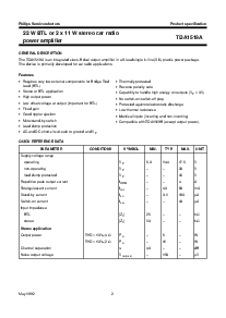 浏览型号TDA1519A的Datasheet PDF文件第2页