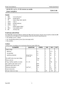 浏览型号TDA1519A的Datasheet PDF文件第5页