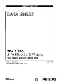 浏览型号TDA1515BQ的Datasheet PDF文件第1页