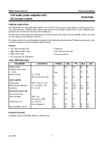 浏览型号TDA1013B的Datasheet PDF文件第2页