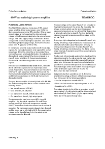 浏览型号TDA1560Q的Datasheet PDF文件第5页