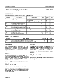 浏览型号TDA1560Q的Datasheet PDF文件第6页