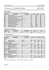 浏览型号TDA1517ATW的Datasheet PDF文件第5页