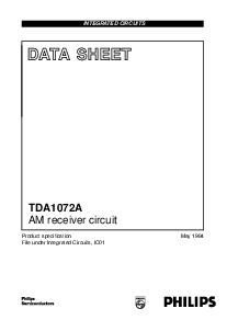 浏览型号TDA1072A的Datasheet PDF文件第1页