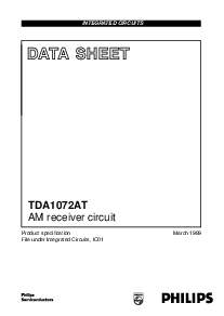 浏览型号TDA1072AT的Datasheet PDF文件第1页