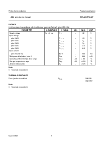 浏览型号TDA1072AT的Datasheet PDF文件第5页