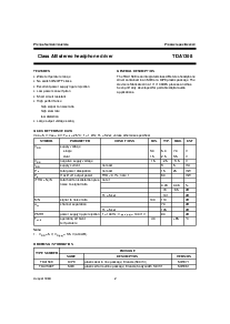浏览型号TDA1308的Datasheet PDF文件第1页