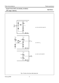 浏览型号TDA1543T的Datasheet PDF文件第5页