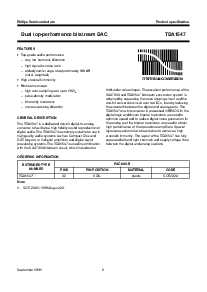 浏览型号TDA1547的Datasheet PDF文件第2页