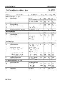 浏览型号TDA1576T的Datasheet PDF文件第7页