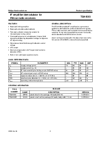 浏览型号TDA1593T的Datasheet PDF文件第2页