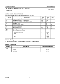 浏览型号TDA1599T的Datasheet PDF文件第6页