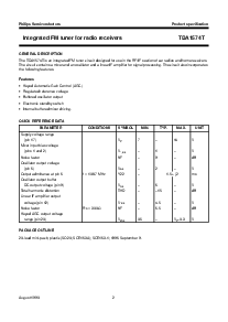 浏览型号TDA1574T的Datasheet PDF文件第2页