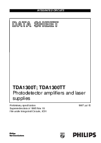 浏览型号TDA1300TT的Datasheet PDF文件第1页