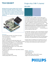 浏览型号TDA10046HT的Datasheet PDF文件第1页