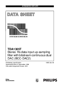 浏览型号TDA1305T的Datasheet PDF文件第1页