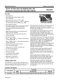 浏览型号TDA1305T的Datasheet PDF文件第2页