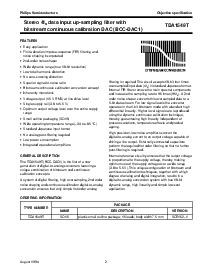 浏览型号TDA1549T的Datasheet PDF文件第2页