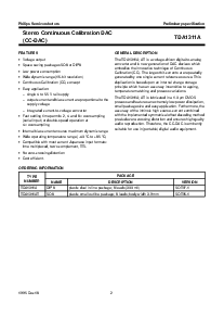 浏览型号TDA1311AT的Datasheet PDF文件第2页