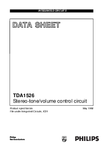 浏览型号TDA1526的Datasheet PDF文件第1页