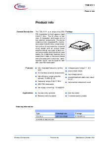 浏览型号TDK5111的Datasheet PDF文件第3页