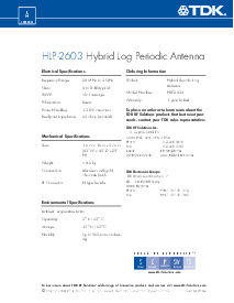 浏览型号TDK-HLP-2603的Datasheet PDF文件第2页
