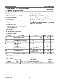 浏览型号TEA1081T的Datasheet PDF文件第2页