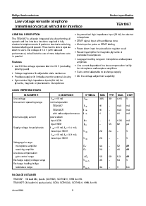 浏览型号TEA1067的Datasheet PDF文件第2页