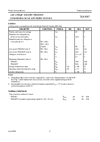 浏览型号TEA1067的Datasheet PDF文件第9页