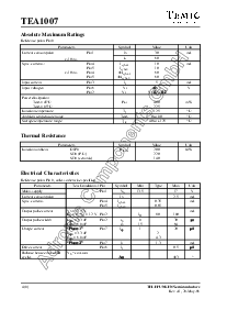 浏览型号TEA1007的Datasheet PDF文件第4页