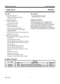 浏览型号TEA1093T的Datasheet PDF文件第2页