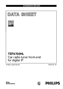 浏览型号TEF6700HL的Datasheet PDF文件第1页