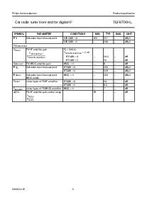 浏览型号TEF6700HL的Datasheet PDF文件第5页