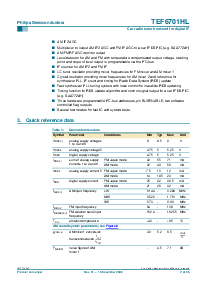 浏览型号TEF6701HL的Datasheet PDF文件第2页
