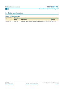 浏览型号TEF6701HL的Datasheet PDF文件第4页