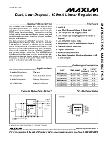 浏览型号MAX8866TEUA的Datasheet PDF文件第1页