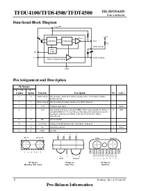 浏览型号TFDU4100的Datasheet PDF文件第2页