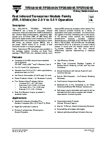 浏览型号TFDU6101E的Datasheet PDF文件第1页