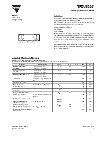 浏览型号TFDU5307的Datasheet PDF文件第3页
