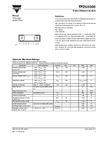 浏览型号TFDU4300-TT1的Datasheet PDF文件第3页