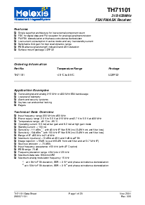 浏览型号TH71101的Datasheet PDF文件第1页