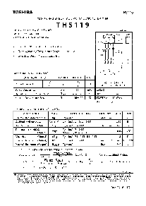 浏览型号THS119的Datasheet PDF文件第1页