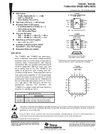 浏览型号THS4051ID的Datasheet PDF文件第1页