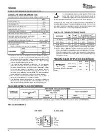 浏览型号THS3202DGN的Datasheet PDF文件第2页