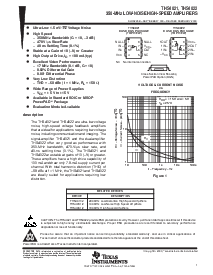 浏览型号THS4021ID的Datasheet PDF文件第1页